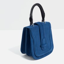 Mini sac bandoulière en cuir, Zara, 49,95 euros