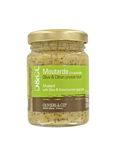 Moutarde olive et citron vert, Oliviers & Co, 4,50 euros