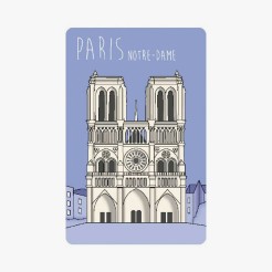 Magnet en plexiglas Notre-Dame, Les Parisettes, 6 euros