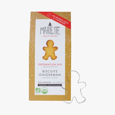 Préparation bio pour biscuits gingerman, Marlette, 7,95 euros