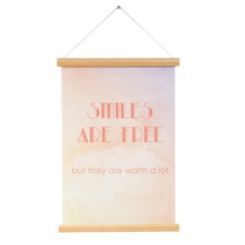 Affiche Canvas Smile are free, Present Time, Twicy, 10,43 euros