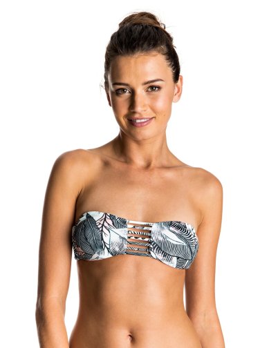Haut de bikini bandeau réversible Strappy Love, Roxy, 40 €